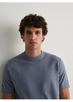 Reserved - Sweter z krótkim rękawem - jasnoniebieski ze sklepu Reserved w kategorii Swetry męskie - zdjęcie 171196633
