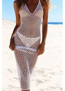 Sukienka plażowa NORDELFA WHITE ze sklepu Ivet Shop w kategorii Odzież plażowa - zdjęcie 171196962