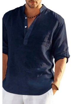 Koszula RENFILDO NAVY ze sklepu Ivet Shop w kategorii Koszule męskie - zdjęcie 171196982