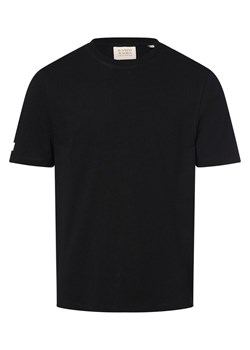 Scotch & Soda T-shirt z zawartością lnu Mężczyźni Bawełna czarny jednolity ze sklepu vangraaf w kategorii T-shirty męskie - zdjęcie 171197664