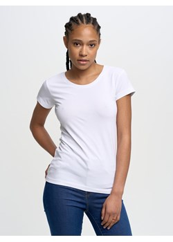 Koszulka damska z bawełny supima Supiclassica 101 ze sklepu Big Star w kategorii Bluzki damskie - zdjęcie 171198141