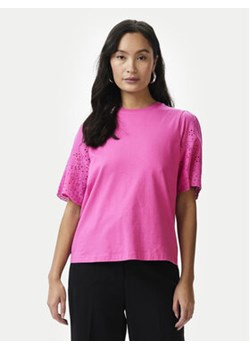 YAS T-Shirt Lex 26033890 Różowy Regular Fit ze sklepu MODIVO w kategorii Bluzki damskie - zdjęcie 171200523