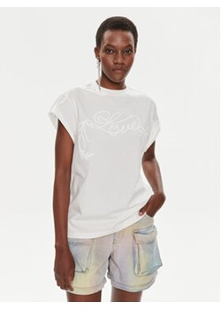 Pinko T-Shirt Telesto 103138 A1XD Biały Relaxed Fit ze sklepu MODIVO w kategorii Bluzki damskie - zdjęcie 171200633