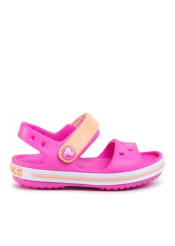 Sandały Crocs Crocband Sandal Kids 12856 Różowy ze sklepu eobuwie.pl w kategorii Buciki niemowlęce - zdjęcie 171202954