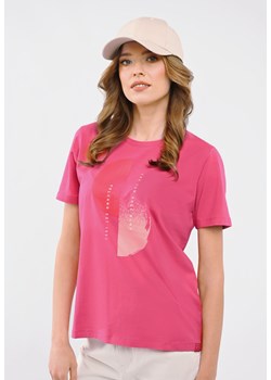 T-shirt z nadrukiem, Comfort Fit, T-LASH ze sklepu Volcano.pl w kategorii Bluzki damskie - zdjęcie 171203841