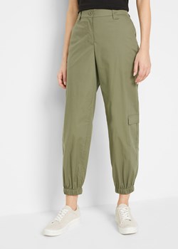 "Spodnie bojówki ""papertouch"", O-shape" ze sklepu bonprix w kategorii Spodnie damskie - zdjęcie 171204364