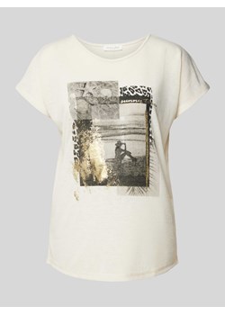 T-shirt z nadrukowanym motywem ze sklepu Peek&Cloppenburg  w kategorii Bluzki damskie - zdjęcie 171205690