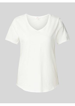 T-shirt z dekoltem w serek ze sklepu Peek&Cloppenburg  w kategorii Bluzki damskie - zdjęcie 171205761
