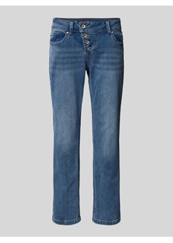 Jeansy o kroju regular fit z asymetryczną listwą guzikową model ‘Malibu’ ze sklepu Peek&Cloppenburg  w kategorii Jeansy damskie - zdjęcie 171205870