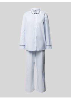 Piżama z listwą guzikową ze sklepu Peek&Cloppenburg  w kategorii Piżamy damskie - zdjęcie 171205904