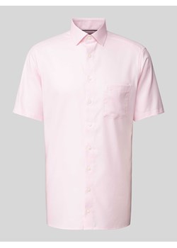 Koszula biznesowa o kroju modern fit z kieszenią na piersi model ‘Bergamo’ ze sklepu Peek&Cloppenburg  w kategorii Koszule męskie - zdjęcie 171205963