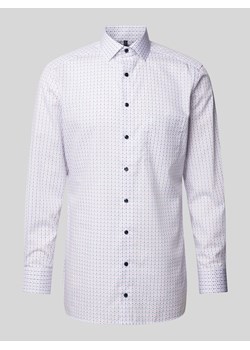 Koszula biznesowa o kroju modern fit ze wzorem na całej powierzchni ze sklepu Peek&Cloppenburg  w kategorii Koszule męskie - zdjęcie 171205972