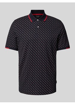 Koszulka polo z obszyciem w kontrastowym kolorze ze sklepu Peek&Cloppenburg  w kategorii T-shirty męskie - zdjęcie 171205991