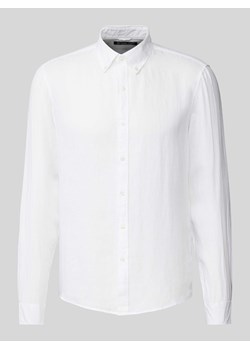 Koszula casualowa o kroju Slim Fit z lnu ze sklepu Peek&Cloppenburg  w kategorii Koszule męskie - zdjęcie 171206061