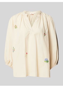 Bluzka z wyhaftowanym motywem model ‘BEATON’ ze sklepu Peek&Cloppenburg  w kategorii Bluzki damskie - zdjęcie 171206241