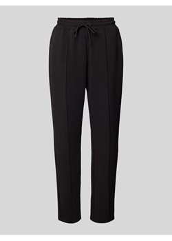 Spodnie materiałowe z przyszytymi zakładkami w pasie ze sklepu Peek&Cloppenburg  w kategorii Spodnie damskie - zdjęcie 171206283