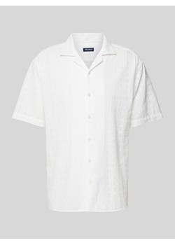 Koszula casualowa o kroju regular fit z fakturowanym wzorem ze sklepu Peek&Cloppenburg  w kategorii Koszule męskie - zdjęcie 171206360