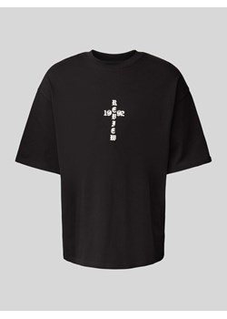 T-shirt z nadrukiem z logo ze sklepu Peek&Cloppenburg  w kategorii T-shirty męskie - zdjęcie 171206483