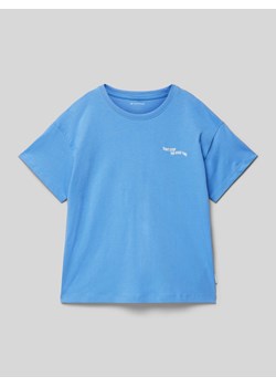 T-shirt z nadrukiem ze sloganem ze sklepu Peek&Cloppenburg  w kategorii T-shirty chłopięce - zdjęcie 171206540