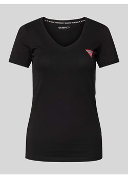 T-shirt z dekoltem w serek ze sklepu Peek&Cloppenburg  w kategorii Bluzki damskie - zdjęcie 171206624