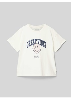 T-shirt z nadrukiem ze sloganem ze sklepu Peek&Cloppenburg  w kategorii T-shirty chłopięce - zdjęcie 171206631