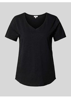 T-shirt z dekoltem w serek ze sklepu Peek&Cloppenburg  w kategorii Bluzki damskie - zdjęcie 171206691