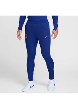 Męskie spodnie piłkarskie z dzianiny Nike Dri-FIT ADV Holandia Strike Elite - Niebieski ze sklepu Nike poland w kategorii Spodnie męskie - zdjęcie 171206731