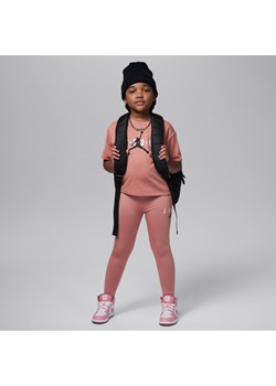 Zestaw z legginsami przyjazny środowisku dla małych dzieci Jordan - Różowy ze sklepu Nike poland w kategorii Bluzy dziewczęce - zdjęcie 171206770