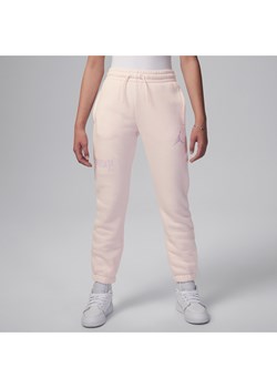 Spodnie dla dużych dzieci Jordan Fundamentals - Różowy ze sklepu Nike poland w kategorii Spodnie dziewczęce - zdjęcie 171206774