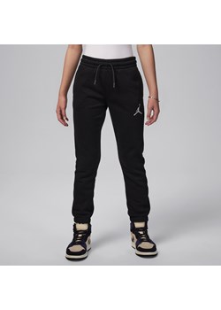 Spodnie dla dużych dzieci Jordan Icon Play Fleece Pants - Czerń ze sklepu Nike poland w kategorii Spodnie dziewczęce - zdjęcie 171206792