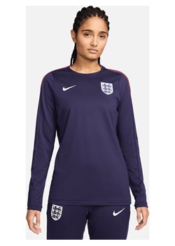 Damska koszulka piłkarska z półokrągłym dekoltem Nike Dri-FIT Anglia Strike - Fiolet ze sklepu Nike poland w kategorii Bluzki damskie - zdjęcie 171206793