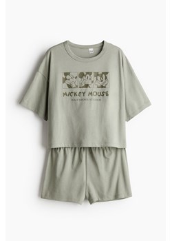 H & M - Piżama z nadrukiem - Zielony ze sklepu H&M w kategorii Piżamy damskie - zdjęcie 171206904