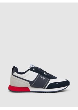 Pepe Jeans FOOTWEAR Sneakersy w kolorze granatowo-białym ze sklepu Limango Polska w kategorii Buty sportowe męskie - zdjęcie 171208442