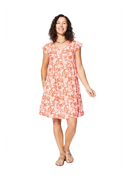 Aller Simplement Sukienka w kolorze pomarańczowo-białym ze sklepu Limango Polska w kategorii Sukienki - zdjęcie 171208842