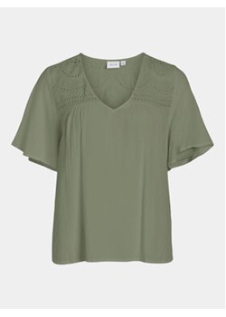 Vila T-Shirt Mesa 14092019 Zielony Regular Fit ze sklepu MODIVO w kategorii Bluzki damskie - zdjęcie 171211490