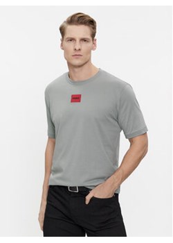 Hugo T-Shirt Diragolino212 50447978 Szary Regular Fit ze sklepu MODIVO w kategorii T-shirty męskie - zdjęcie 171211563