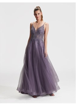 Swing Sukienka wieczorowa 5AG005HK Fioletowy Regular Fit ze sklepu MODIVO w kategorii Sukienki - zdjęcie 171211813
