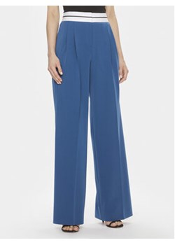 Hugo Spodnie materiałowe Hasiya 50505370 Niebieski Relaxed Fit ze sklepu MODIVO w kategorii Spodnie damskie - zdjęcie 171211834