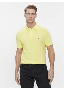 Tommy Hilfiger Polo 1985 MW0MW17770 Żółty Regular Fit ze sklepu MODIVO w kategorii T-shirty męskie - zdjęcie 171212221