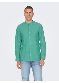 Only & Sons Koszula Caiden 22019173 Zielony Slim Fit ze sklepu MODIVO w kategorii Koszule męskie - zdjęcie 171212463