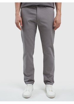 Spodnie chinosy męskie szare Erhat  901 ze sklepu Big Star w kategorii Spodnie męskie - zdjęcie 171212954