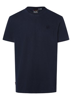 Superdry Koszulka męska Mężczyźni Bawełna granatowy jednolity ze sklepu vangraaf w kategorii T-shirty męskie - zdjęcie 171213613