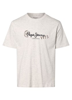 Pepe Jeans Koszulka męska - Camille Mężczyźni Dżersej jasny szary marmurkowy ze sklepu vangraaf w kategorii T-shirty męskie - zdjęcie 171213620