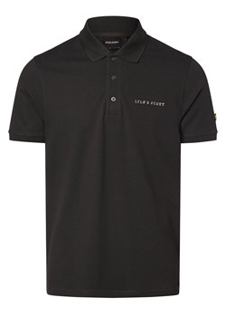 Lyle & Scott Męska koszulka polo Mężczyźni Bawełna antracytowy jednolity ze sklepu vangraaf w kategorii T-shirty męskie - zdjęcie 171213621