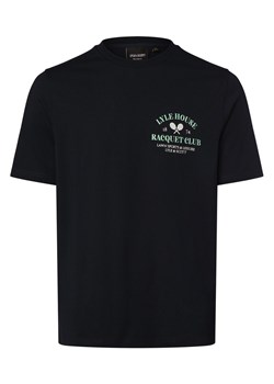 Lyle & Scott Koszulka męska Mężczyźni Bawełna granatowy nadruk ze sklepu vangraaf w kategorii T-shirty męskie - zdjęcie 171213623