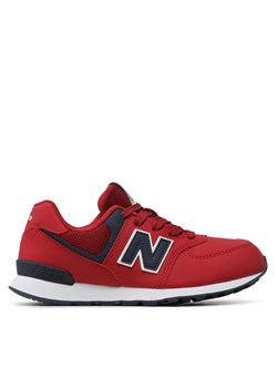 Sneakersy New Balance GC574CR1 Czerwony ze sklepu eobuwie.pl w kategorii Buty sportowe dziecięce - zdjęcie 171214191