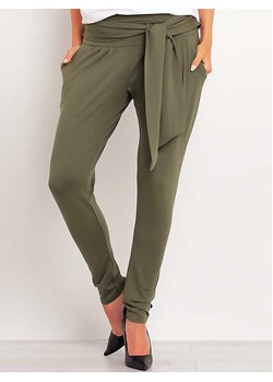 Awama Spodnie w kolorze khaki ze sklepu Limango Polska w kategorii Spodnie damskie - zdjęcie 171214953