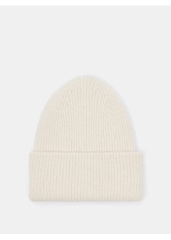 Mohito - Dzianinowa kremowa czapka - kremowy ze sklepu Mohito w kategorii Czapki zimowe damskie - zdjęcie 171215792