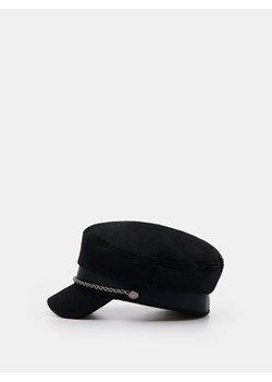Mohito - Czarna czapka z daszkiem - czarny ze sklepu Mohito w kategorii Kaszkiety damskie - zdjęcie 171215823