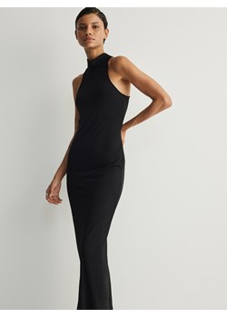 Reserved - Dzianinowa sukienka z dekoltem halter - czarny ze sklepu Reserved w kategorii Sukienki - zdjęcie 171219610
